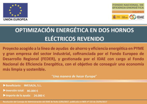 Optimización energética en dos hornos eléctricos de revenido