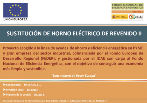 Sustitución de horno eléctrico de revenido II